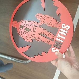 Picture frame of father and son firefighters